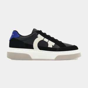 Tenis Cassina Gancini Outline Negro/Azul S.F.