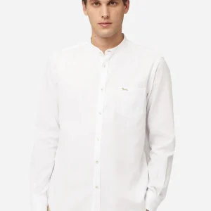 Camisa Blanca Cuello Mao H&B