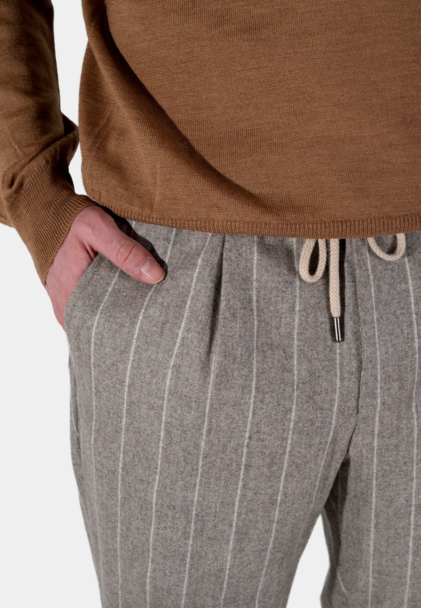 Pantalón Lino a Rayas B. - Imagen 4