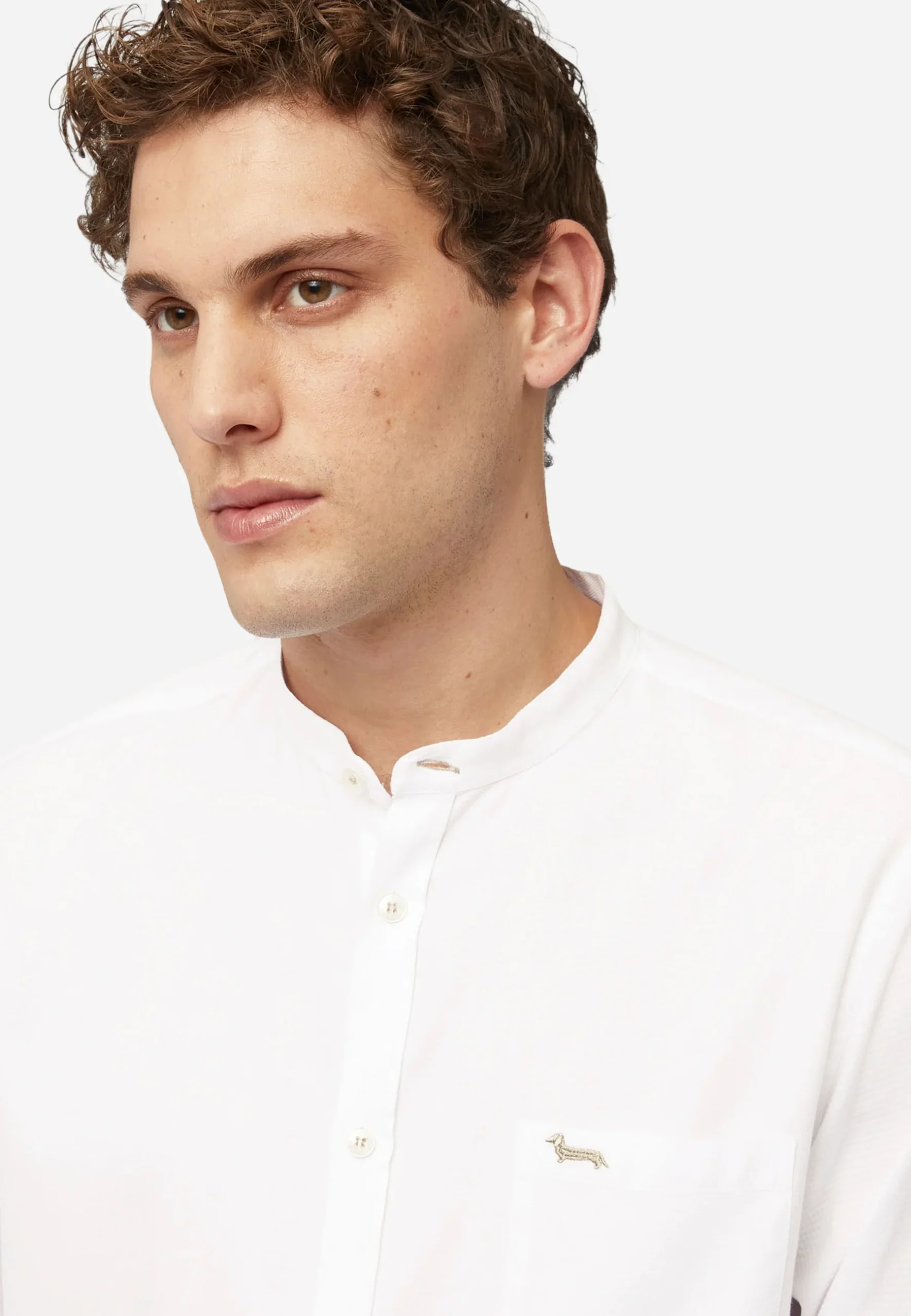 Camisa Blanca Cuello Mao H&B - Imagen 4
