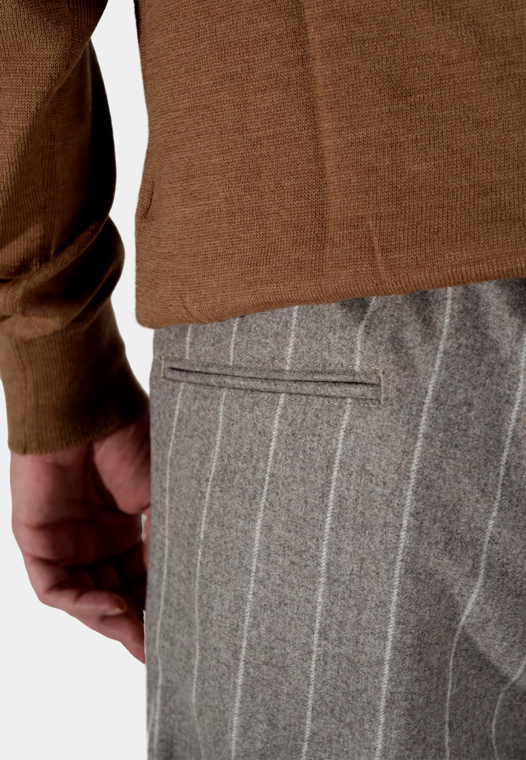 Pantalón Lino a Rayas B. - Imagen 5