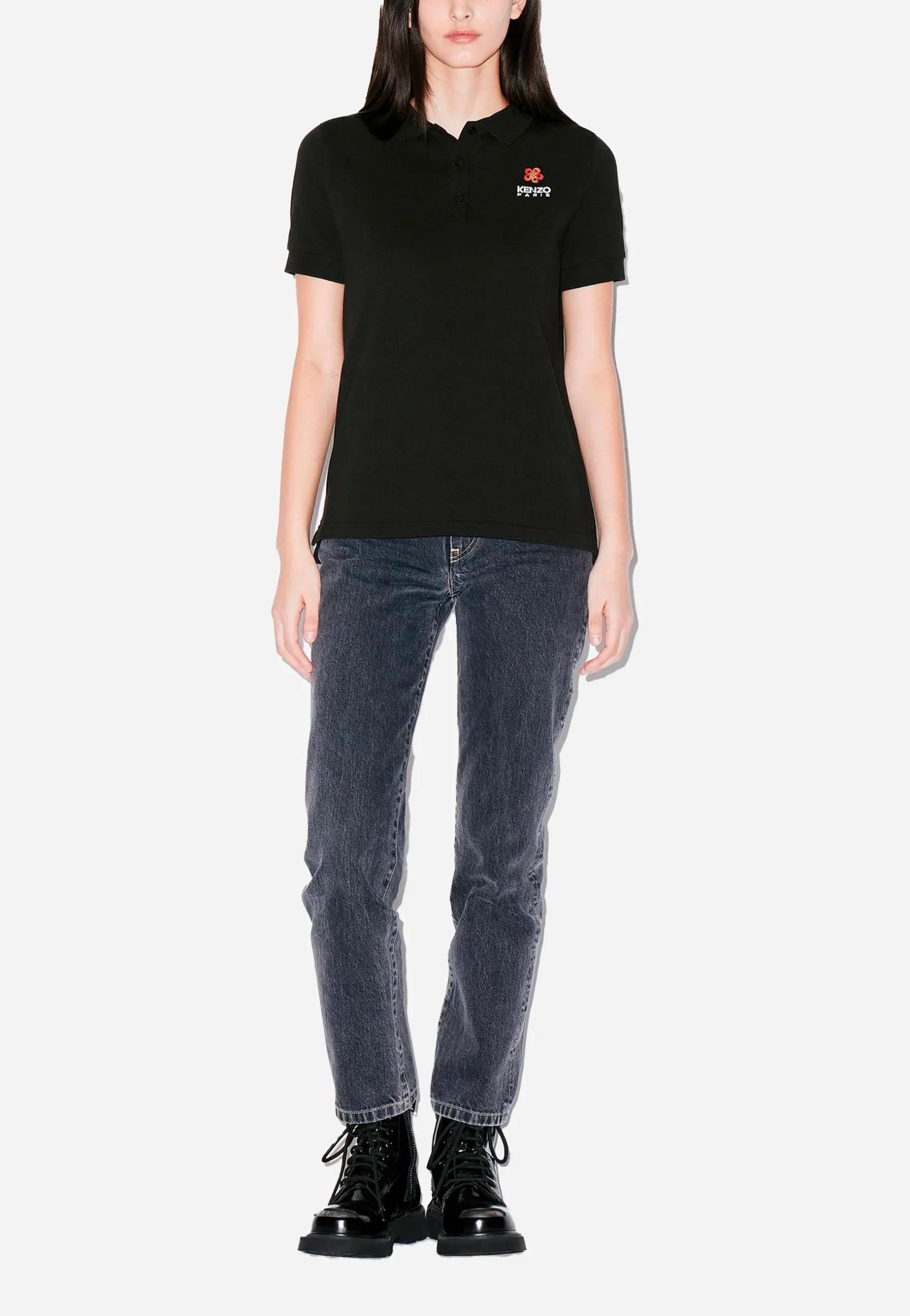 Camiseta Polo Negra K. - Imagen 3