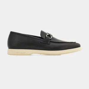 Zapato Mocasines Driver Negro en Cuero