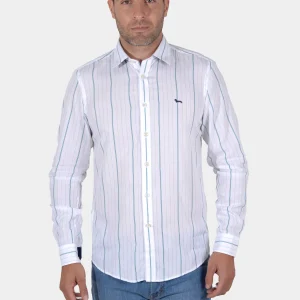 Camisa Rayas Náuticas Blanco Multicolor H&B
