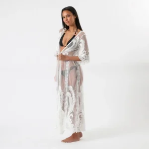 Kimono Playa Wings White Tatienne