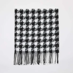 Manta Cuadrille Negro Tatienne