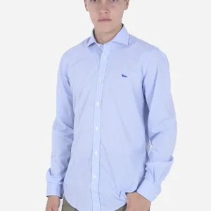 Camisa Celeste Clásica Hombre H&B