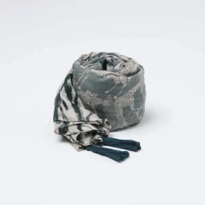 Pañuelo Estampado Urgell Verde Humana