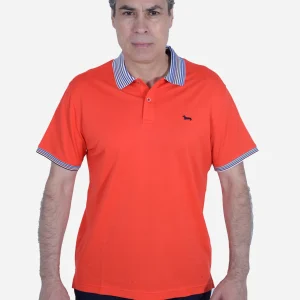 Camisa Polo Hombre Roja /Azul H&B