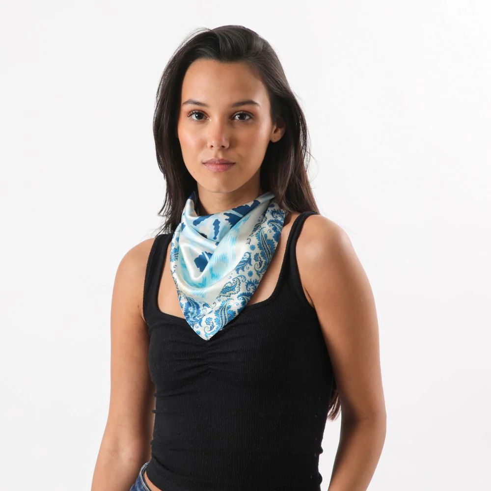 Bandana Rimini Celeste Humana - Imagen 3