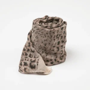 Pañuelo Estampado Eucalipto Beige i-D