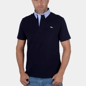 Camiseta Polo Hombre Azul rey H&B