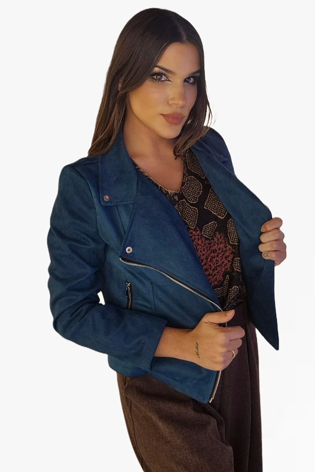 Biker Cremalleras Melocoton - Imagen 3