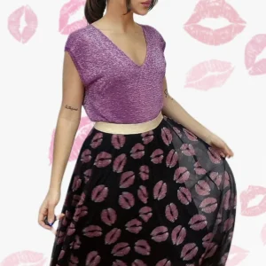 Falda Tul Kisses Negra