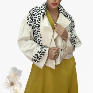 Chaqueta Cruzada Leopard