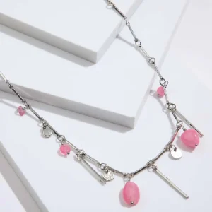 Collar Largo Galicia Rosado Humana