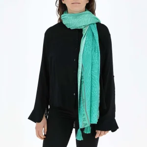 Pañuelo Estampado Hojas verde Humana