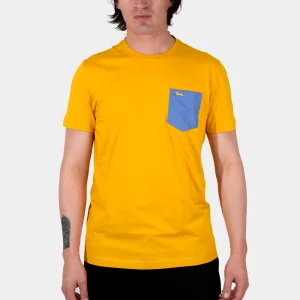 Camiseta Amarilla con Bolsillo Azul H&B