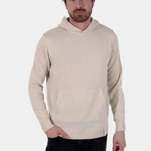 Suéter con Capucha Beige Hombre B.