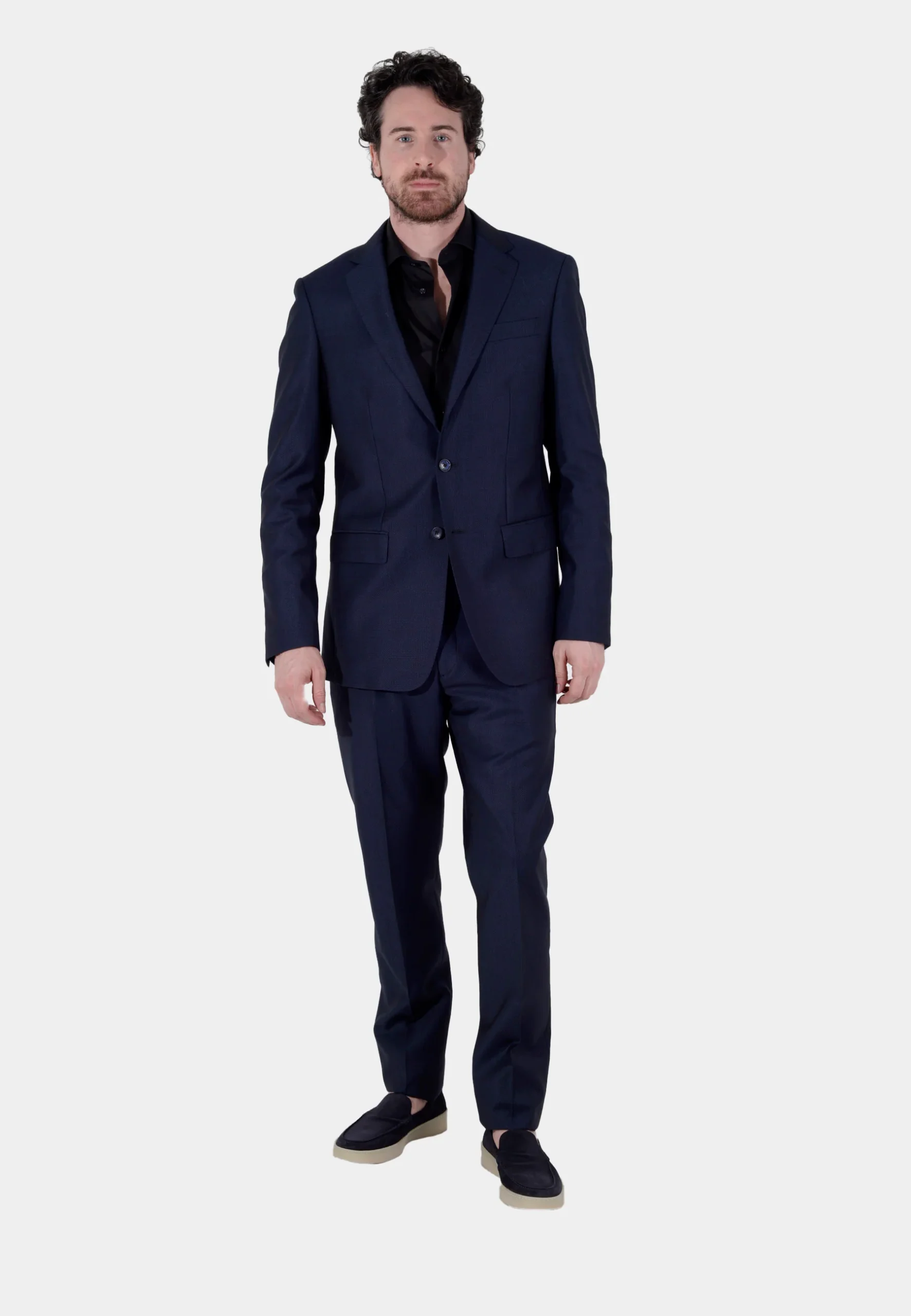 Traje de Hombre Azul Marino Lana B.