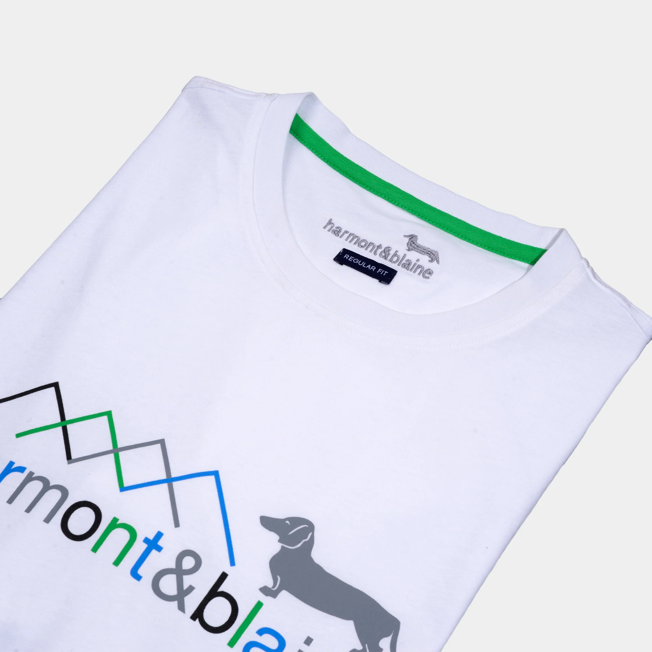 Camiseta T_shirt Blanca Con Estampando H&B - Imagen 6