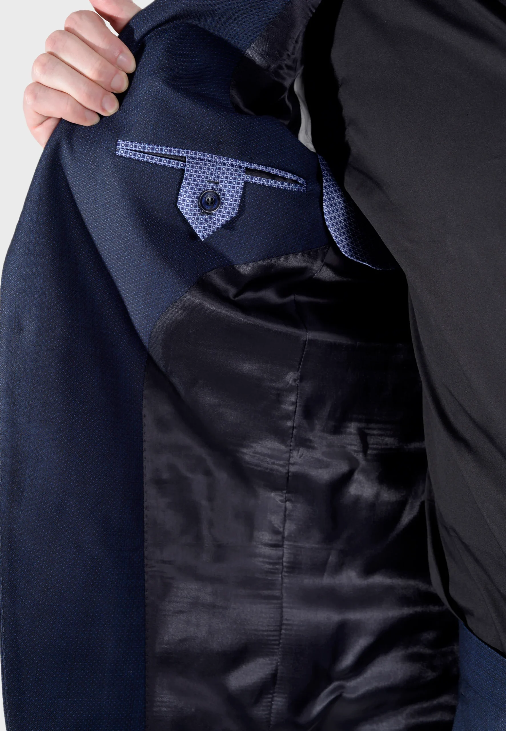 Traje de Hombre Azul Marino Lana B. - Imagen 5