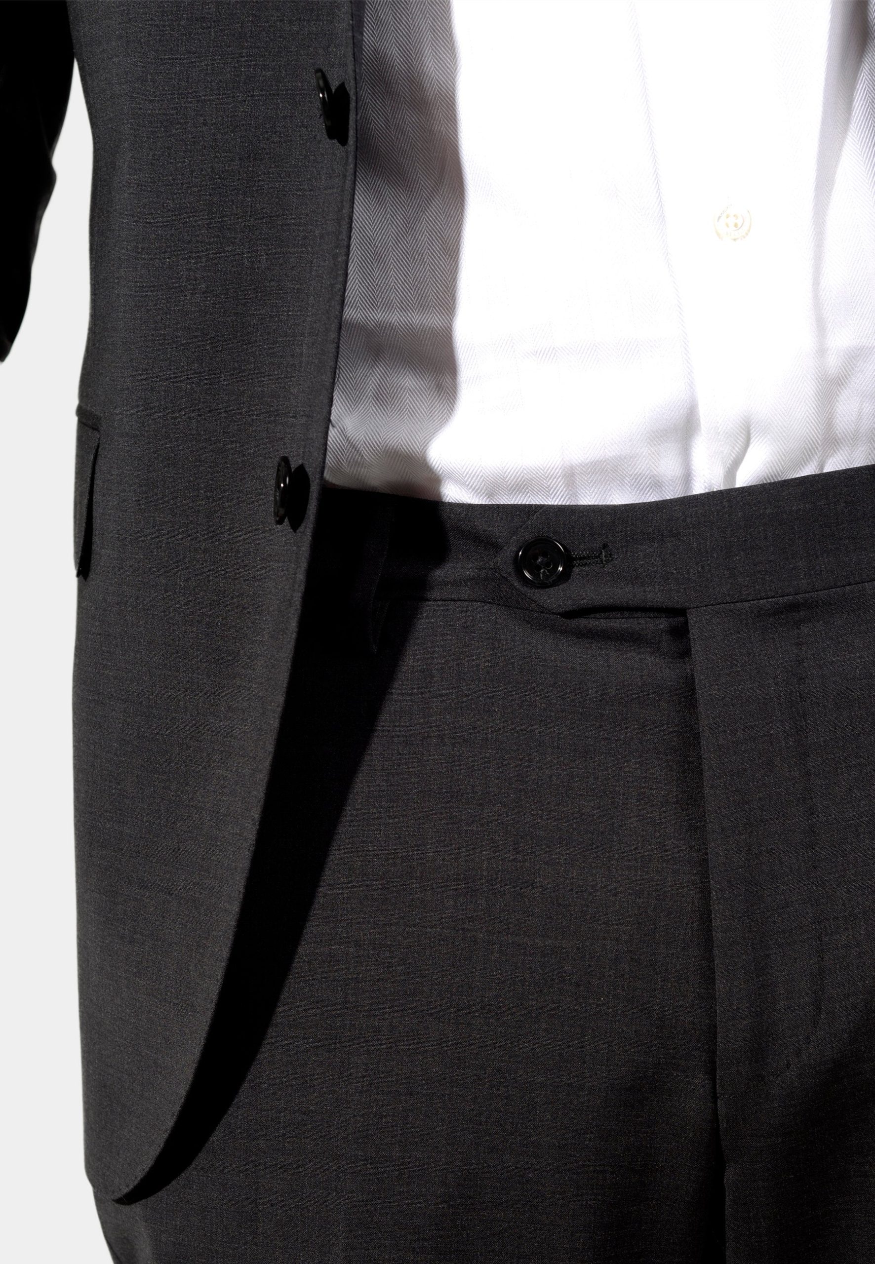 Traje de Hombre Gris Oscuro Lana C. - Imagen 5