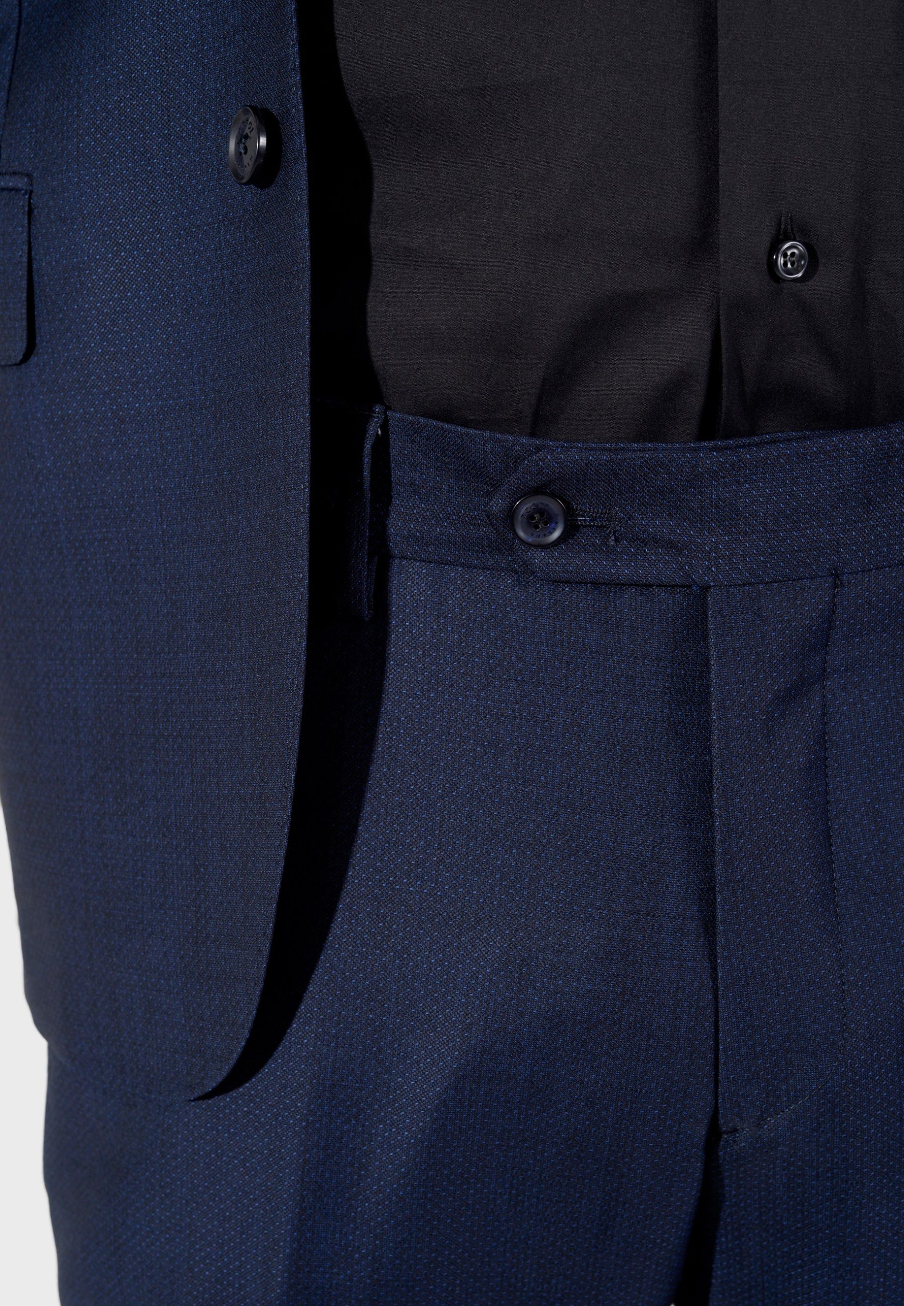 Traje de Hombre Azul Marino Lana B. - Imagen 7