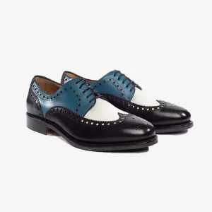 Zapato Mocasines Negro/Azul S.F.