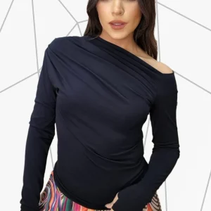 Camiseta Fluida Negra