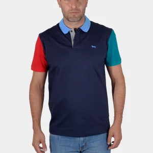 Camiseta Polo Blue Navi H&B