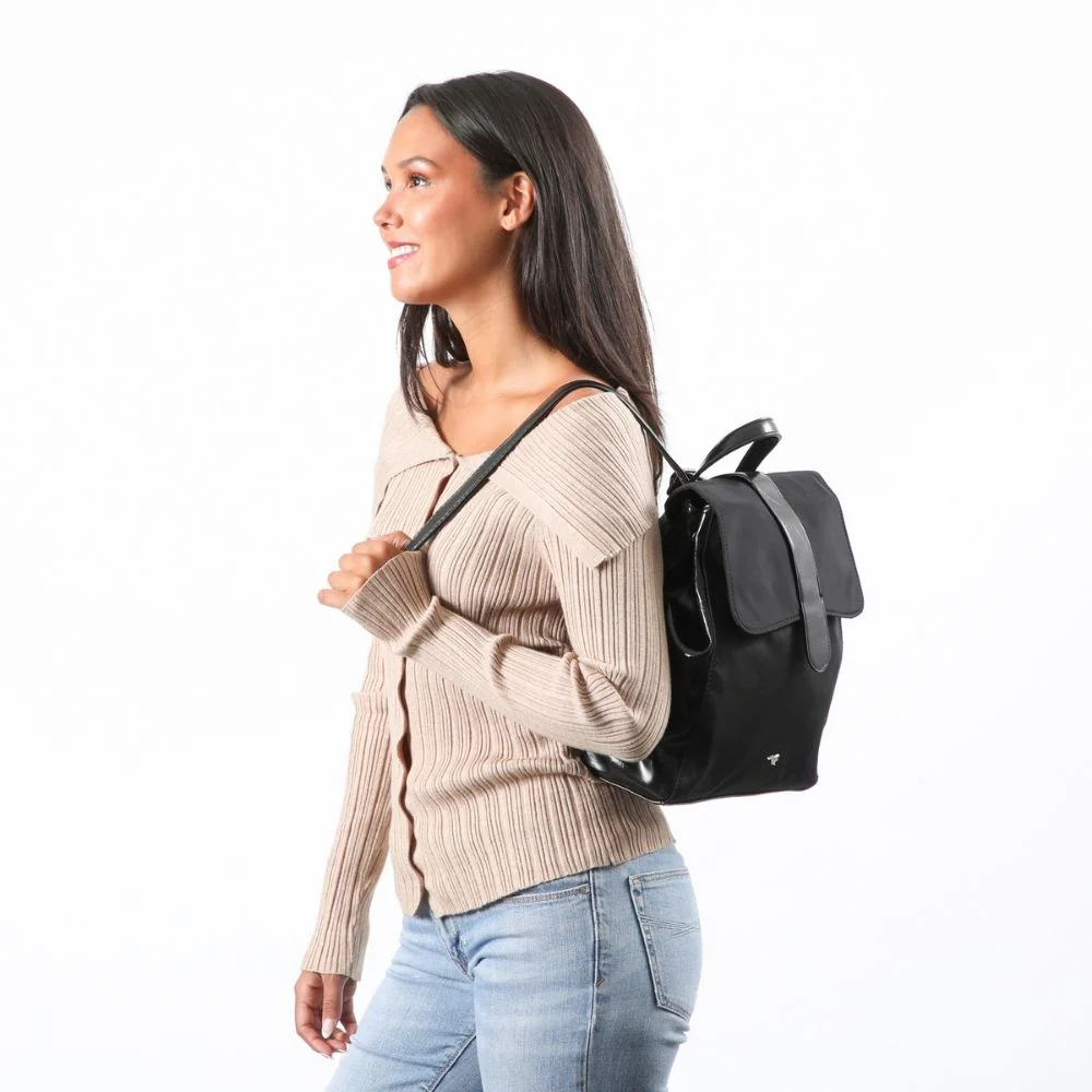 Mochila Warsaw Negra Tatienne - Imagen 4