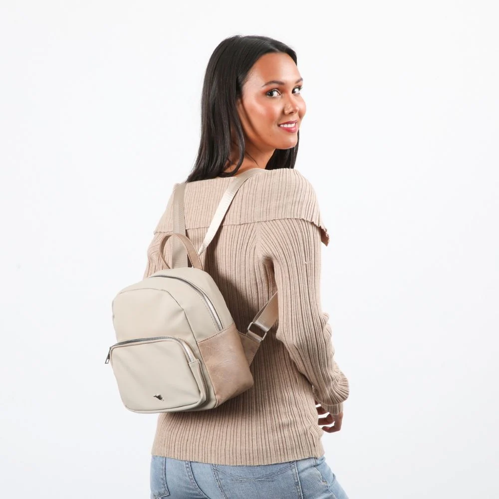 Mochila Tallinn Beige Tatienne - Imagen 4