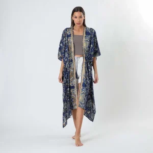 Kimono Boho Azul Tatienne