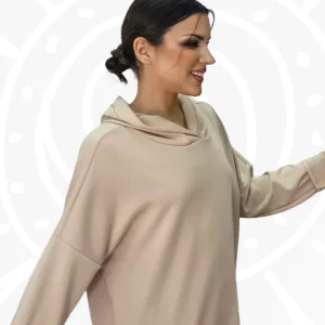 Sudadera Capucha K Beige