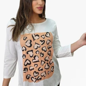Camiseta Dibujo Corazones