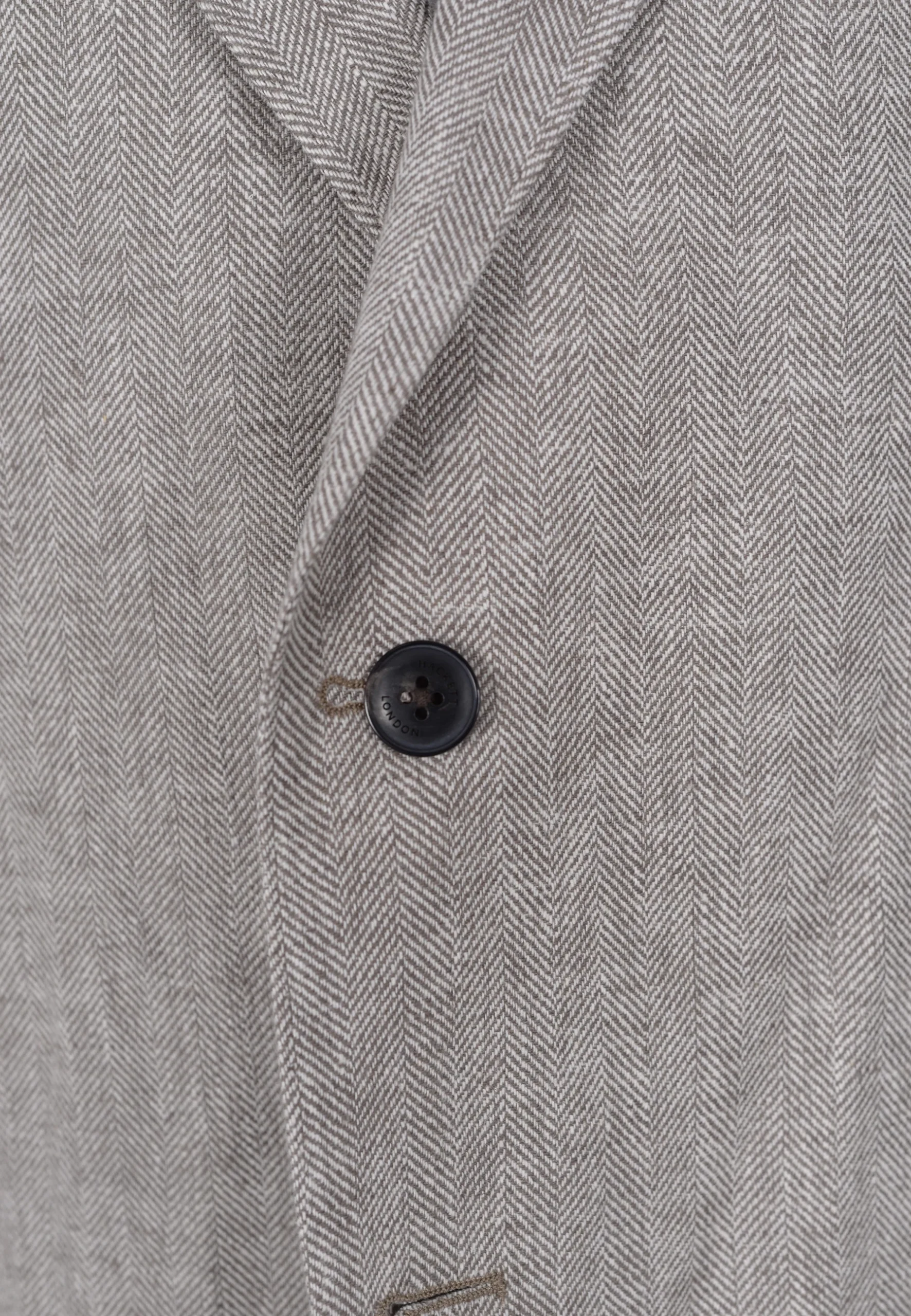 Chaqueta Blazer Beige Tejido H.L. - Imagen 4