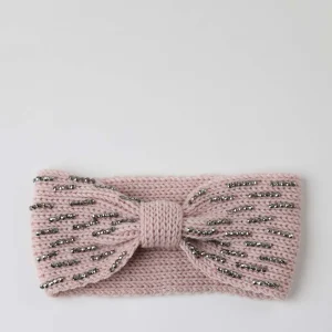 Cintillo Tejido Sparkles Rosada Humana