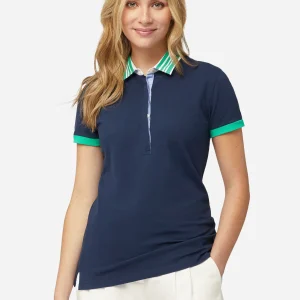 Camisa Polo Dama Azul Marino H&B