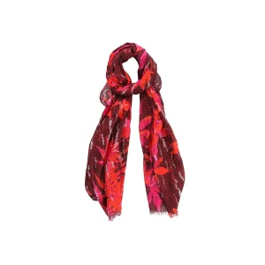 Pañuelo Estampado Fire Burdeo Humana