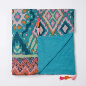 Toalla Etnic Celeste Humana