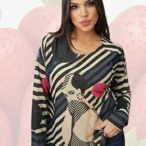 Camiseta Lineas Diagonales