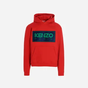 Hoodie Hombre Rojo Logo K.