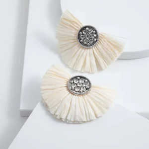 Aros Pegado Celosia Beige Humana