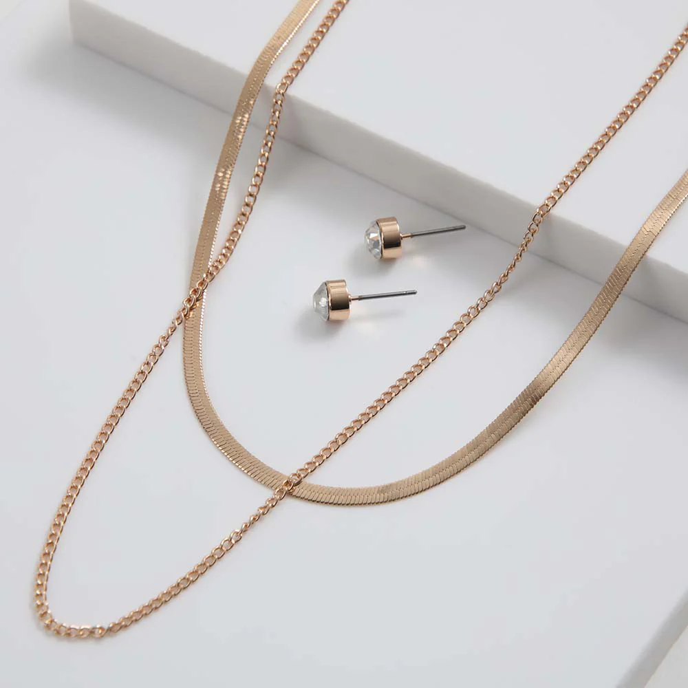 Set collar Vacay Dorado i-D