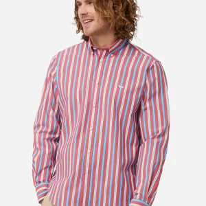 Camisa "Coastal Stripe" Rojo H&B