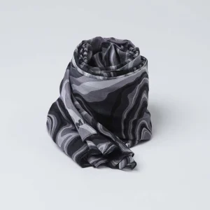 Pañuelo Estampado Marbled Negro Humana