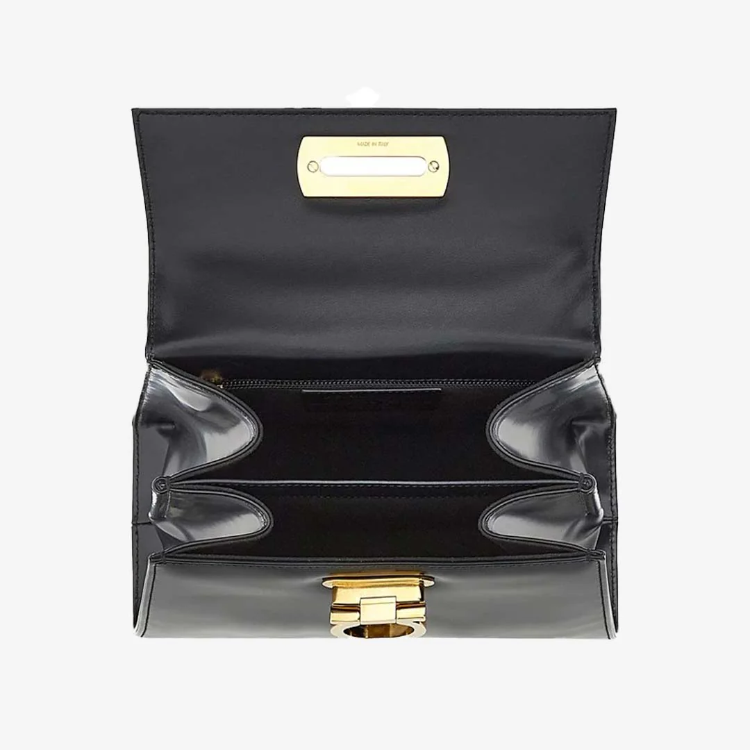 Bolso Dama Gancini 212193 Negro S.F. - Imagen 4