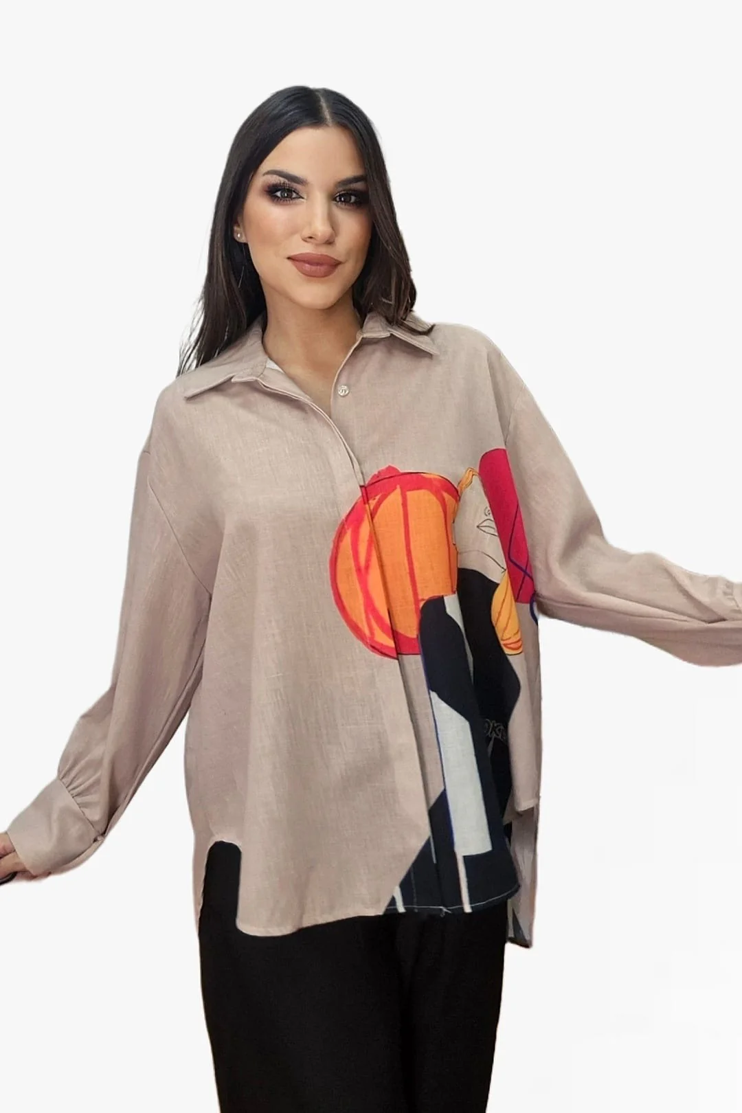 Camisa Silueta Geometrica - Imagen 4