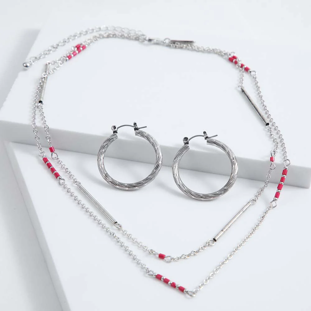 Collar + Aro Finestrat Rosado Humana